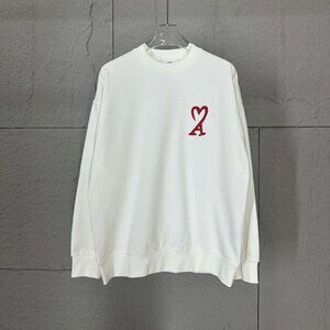 Ami Crew Neck Long Sleeve Sweatshirt